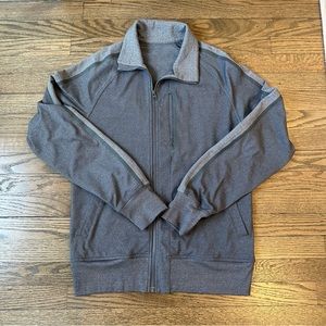 lululemon athletica Gray Full-Zip Sweatshirt